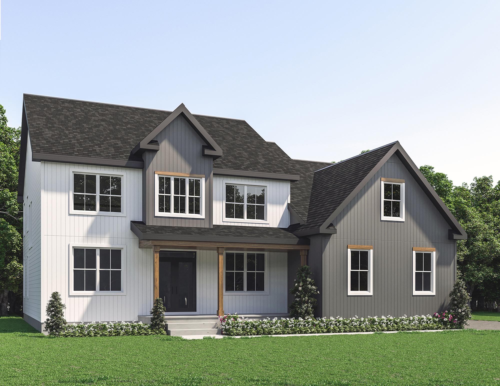 Plan 99961 | Contemporary, Traditional House with 3 Bed, 2 Bath, image size:2000x1545